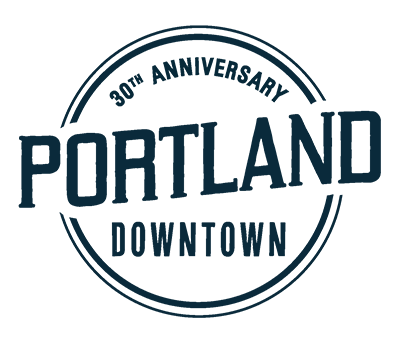 Portland Downtown logo - 30th Anniversary